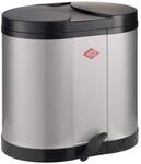 Wesco &Ouml;ko-Sammler 170 - 2 x 15 Liter, aus Kunststoff, silber