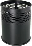 helit H2515795 - Papierkorb &bdquo;the dot 15 Liter, schwarz mit Lochdekor, 1 St&uuml;ck