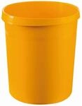 HAN Papierkorb GRIP, 18 Liter, rund, 2 Griffmulden, extra stabil, gelb