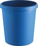helit H6105834 - Papierkorb &bdquo;the german, 18 Liter, blau, mit umlaufendem Griffrand,
