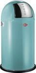 Wesco 175 831 Pushboy Abfallsammler 50 Liter t&uuml;rkis 40 x 40 x 75.5cm (L/B/H),
