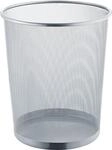 Helit H2518500 - Papierkorb &bdquo;the circle network 15L, silber, 1 St&uuml;ck