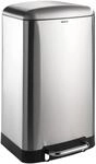 WENKO Abfalleimer Studio Easy-Close, 30 Liter, gro&szlig;er M&uuml;lleimer mit