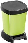Rotho Paso M&uuml;lleimer 6l f&uuml;r das Bad mit Pedal und Deckel, Kunststoff (PP) BPA-frei,