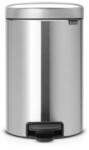 Brabantia 112041 Treteimer mit Inneneimer aus Kunststoff, stahl, Matt Stahl