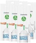 Brabantia Smartfix Slimline M&uuml;llbeutel, 23-30 Liter, Code G