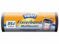 10er SET Swirl® Müllbeutel mit Fixierband mit je 35 Liter Volumen /...