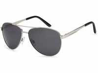 styleBREAKER polarisierte Flieger Sonnenbrille, Pilotenbrille mit...