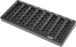 HMF 2701-02 Euro-M&uuml;nzz&auml;hlbrett abgeschr&auml;gt, 34,0 x 15,0 x 3,0 cm, schwarz