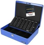 HMF 10015-05 Geldkassette abschlie&szlig;bar mit M&uuml;nzz&auml;hlbrett | 30 x 24 x 9 cm |...