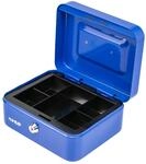 HMF Geldkassette abschlie&szlig;bar, Kasse mit M&uuml;nzeinsatz, 5 M&uuml;nzf&auml;cher | 20 x...