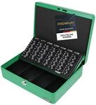 HMF 10015-06 Geldkassette abschlie&szlig;bar mit M&uuml;nzz&auml;hlbrett | 30 x 24 x 9 cm |...