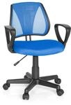 hjh OFFICE 725100 Kinder- und Jugenddrehstuhl KIDDY CD Netzstoff Blau