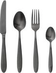 Bloomingville Besteck-Set Frea aus Edelstahl in der Farbe Schwarz, 21150001