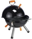 Haushalt International KUGELGRILL MINI IN SCHWARZ PICKNICKGRILL TISCHGRILL