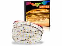 Mextronic LED-Streifen warmweiß/LED-Strip (2700k) CRI 92, 72W, 5 Meter, IP20