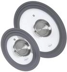STONELINE 3 in 1 Universaldeckel Set 2-teilig f&uuml;r T&ouml;pfe Pfannen &oslash; 16/18/20 und
