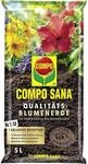 COMPO SANA Qualit&auml;ts-Blumenerde, 12 Wochen D&uuml;nger, Kultursubstrat, 5 Liter, Braun