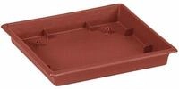 Emsa Untersetzer f&uuml;r Terra Grande Blumenk&uuml;bel, 35,5 x 35,5 cm, Kunststoff,