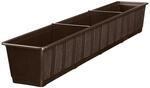 Geli 803 100 08 Blumenkasten Standart, 100 x 17,5 cm, braun