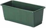 Geli 803 040 11 Blumenkasten Standart, 40 x 17,5 cm, dunkelgr&uuml;n