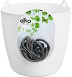 Elho Brussels H&auml;ngeampel 18 - Blumentopf f&uuml;r Innen - 18.3 x H 18 - Weiss Brussels