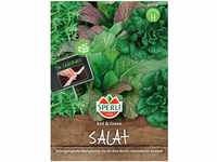 Sperli Premium Asia Salat | Red & Green Saatband | 3 Sorten | Asia Salat Samen 