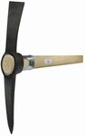 Idealspaten 38031503 Aktions-Kreuzhacke 1,5Kg, H&uuml;lse, Buchsenstiel 93cm