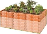 JUWEL Aufbausatz zu Hochbeet Profiline Gr&ouml;&szlig;e 2 (20 Bausteine in Terracotta,