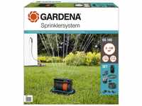 Gardena Sprinklersystem Komplett-Set mit Versenk-Viereckregner OS 140: