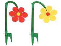 2 Stück Neustanlo Tanzende Blume Rasensprinkler Bewässerung Sprenger beweglich
