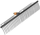 Fiskars Rasenrechen mit 35 Zinken, Werkzeugkopf, Breite: 57 cm | Geh&auml;rtete