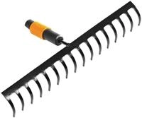 Fiskars Rechen mit 16 Zinken, Werkzeugkopf, Breite: 40 cm, Geh&auml;rtete Stahlzinken,