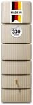 4rain Slim Wandtank Regentonne 330 Liter sandbeige - Regenwassertank,