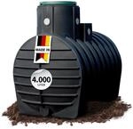 4rain Mono Erdtank 4000 Liter inkl. Tankabdeckung &ndash; Unterirdischer monolithischer