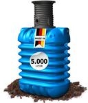 4rain MODULARIS Erdtank 5000 Liter inkl. Schachtverl&auml;ngerung - Platzsparender