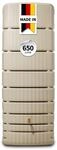 4rain Slim Regentonne 650 Liter sandbeige - Wandtank, Wassertank, Fass, Regenfass,
