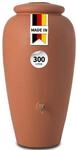 GARANTIA Amphore Regentonne 300 Liter terrakotta - Regentonne, Wassertank, Regenfass,