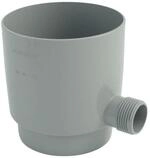 Marley Regensammler f&uuml;r Fallrohr mit &Uuml;berlaufstop DN 75mm Regenrohr Fallrohrfilter