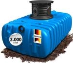 4rain Flat S Flachtank 3000 Liter inkl. Schachtverl&auml;ngerung