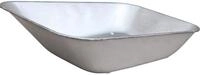 Format 4027972101050 &ndash; Mulde 85L f&ntilde;r Export. verzinkt. gelocht. 1.2 mm