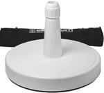 Doppler PVC Sockel 70kg weiss - zum F&uuml;llen m.Sand - Rohr 28-67 mm