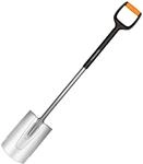 Fiskars G&auml;rtnerspaten f&uuml;r weiche, steinarme B&ouml;den, Rund, L&auml;nge: 120 cm,