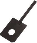 M&ouml;rtelr&uuml;hrspaten aus Stahl mit Stahlrohrstiel &ndash; Standard-Qualit&auml;t, 160 &times; 200