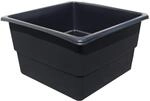 Heissner PE-Fertigteich auadratisch/rechteckig Teichbecken 70-900 Liter 79 x 79...