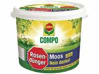 Compo Rasendünger Moos -nein Danke! mit 6 Wochen Wirkung, Feingranulat, 4 kg, 160