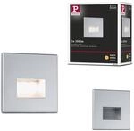 Paulmann 99495 LED Wandeinbauleuchte Edge Quadro eckig 80x5mm 1,2W 50lm 230V 2700K