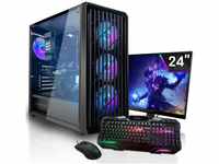 SYSTEMTREFF Basic Gaming Komplett PC Set AMD Ryzen 5 PRO 4650G 6x4.2GHz | AMD...