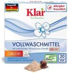 Klar Vollwaschmittel Pulver Sensitive 1,1kg - 20 Ladungen - Allergiker Waschpulver