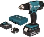 Makita ddf453rfe &ndash; Bohrschrauber, 18 V, Schwarz, Blau, ohne Akku